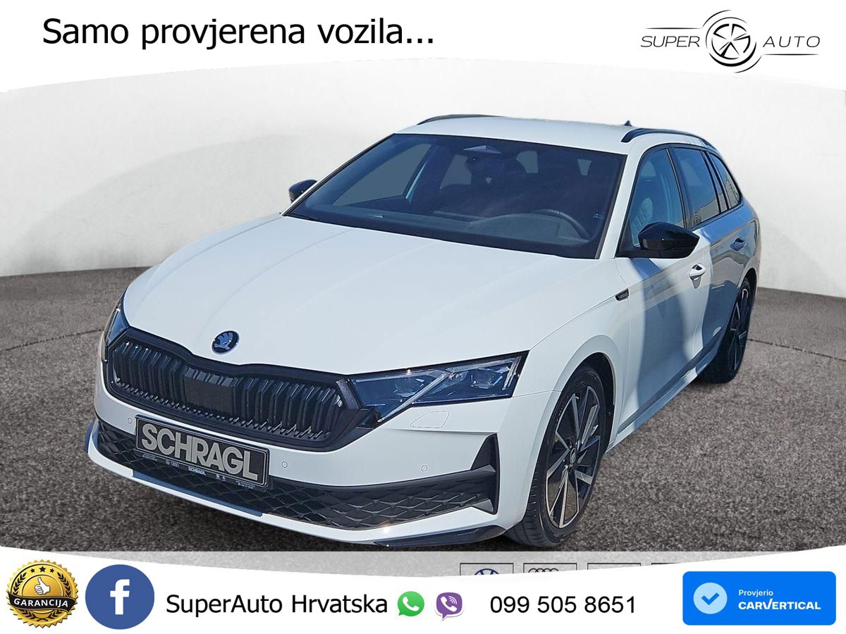 Škoda Octavia Combi 1.5 TSI (150 KS) DSG SportLine MATRIX+GR SJED+KAM