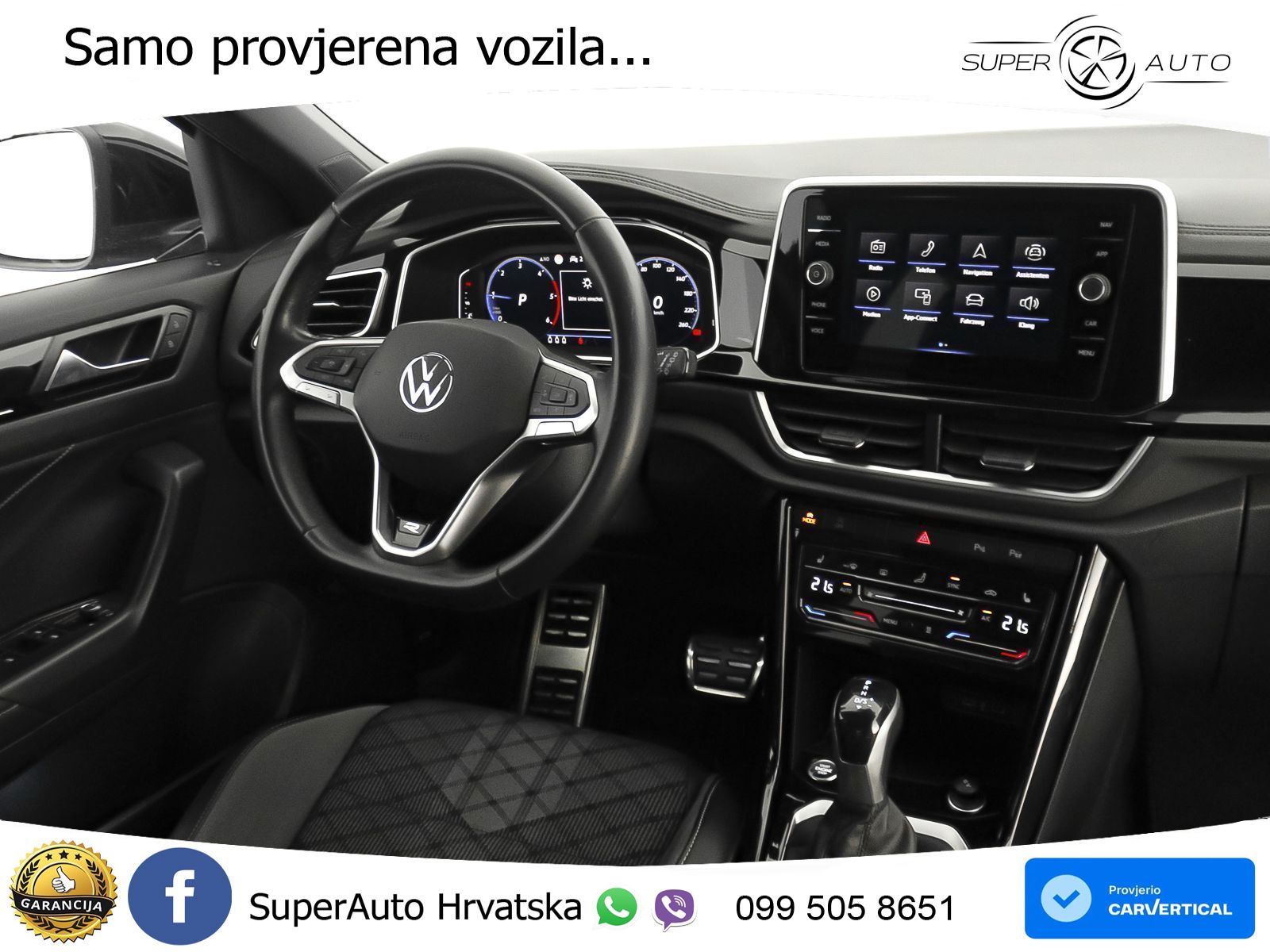 Volkswagen T-Roc 2.0 TDI (150 KS) DSG R-Line LED+GR SJED+ACC