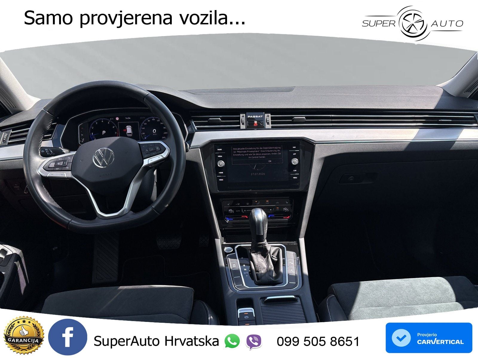 Volkswagen Passat Variant 2.0 TSI (190 KS) DSG R-Line LED+GR SJED+ACC