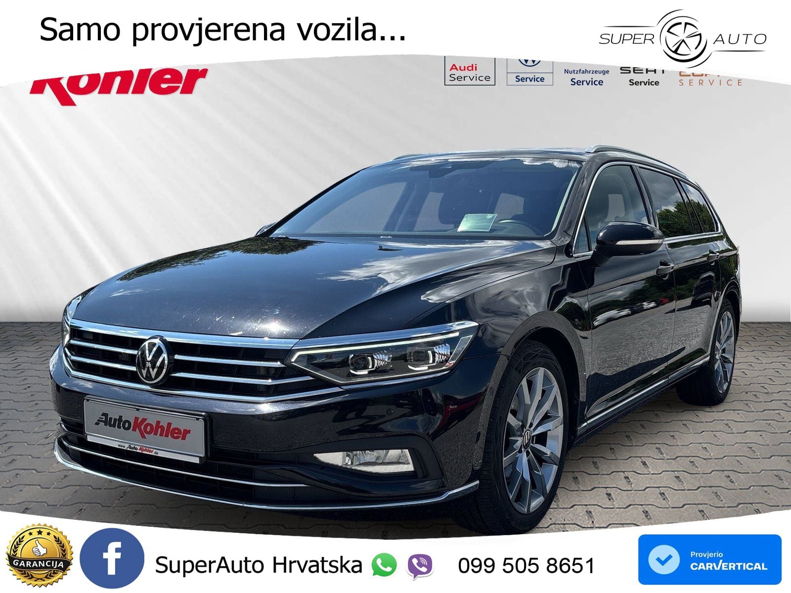 Volkswagen Passat Variant 2.0 TSI (190 KS) DSG R-Line LED+GR SJED+ACC