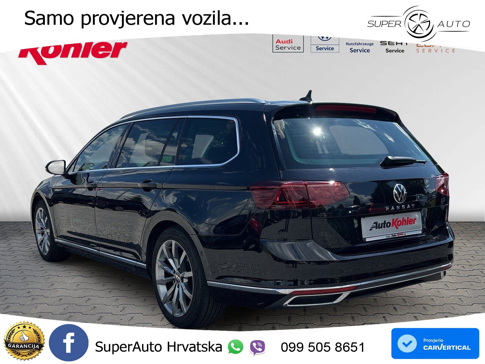 Volkswagen Passat Variant 2.0 TSI (190 KS) DSG R-Line LED+GR SJED+ACC