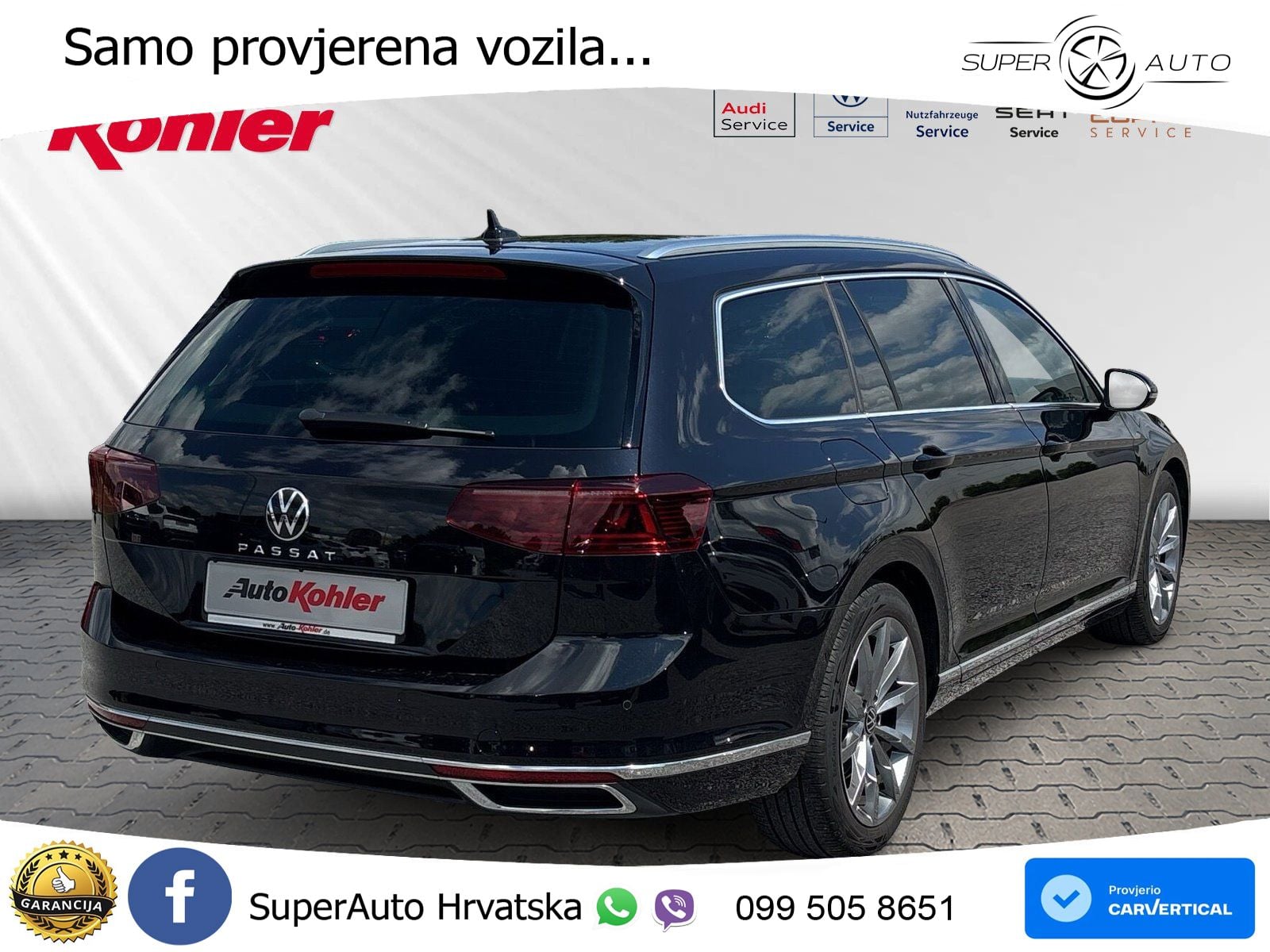 Volkswagen Passat Variant 2.0 TSI (190 KS) DSG R-Line LED+GR SJED+ACC