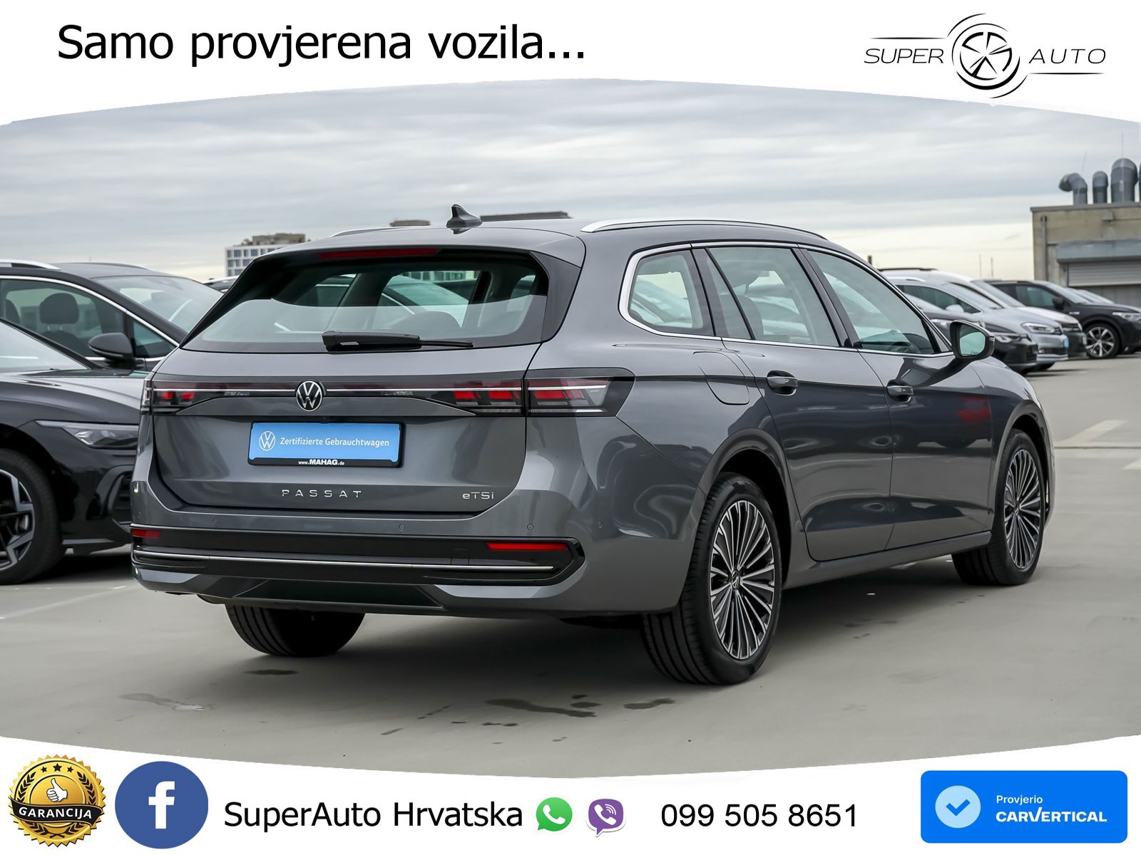 Volkswagen Passat Variant 1.5 eTSI (150 KS) DSG Elegance LED+GR SJED+ACC