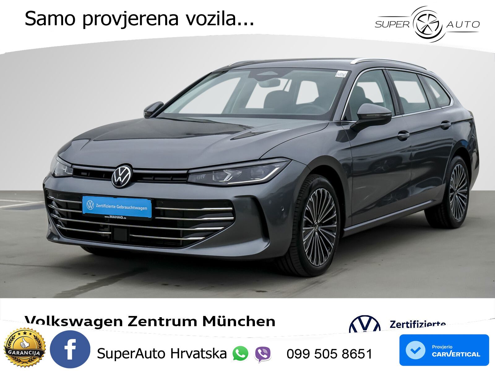 Volkswagen Passat Variant 1.5 eTSI (150 KS) DSG Elegance LED+GR SJED+ACC