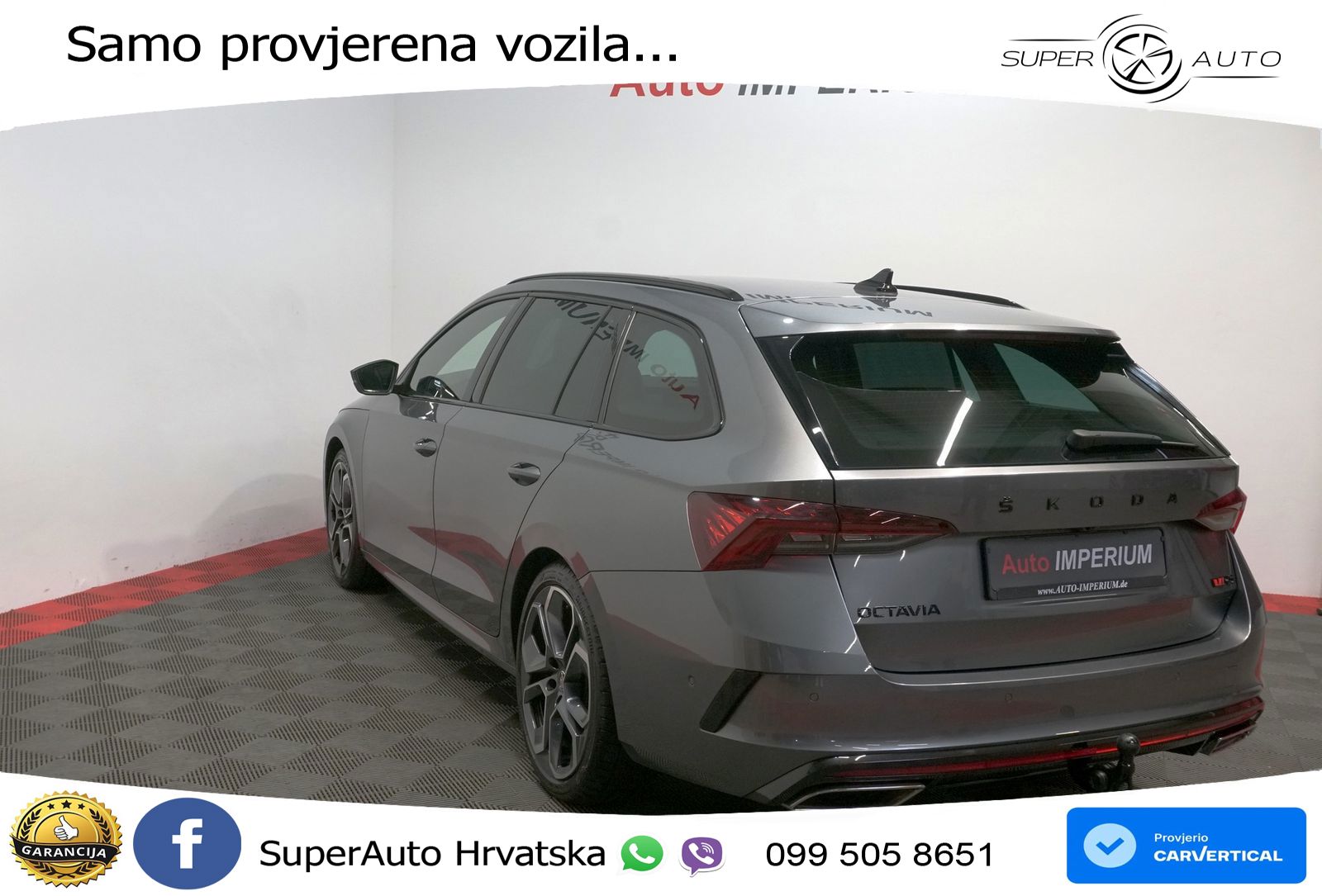 Škoda Octavia Combi RS 2.0 TDI (200 KS) 4x4 DSG LED+GR SJED+ACC