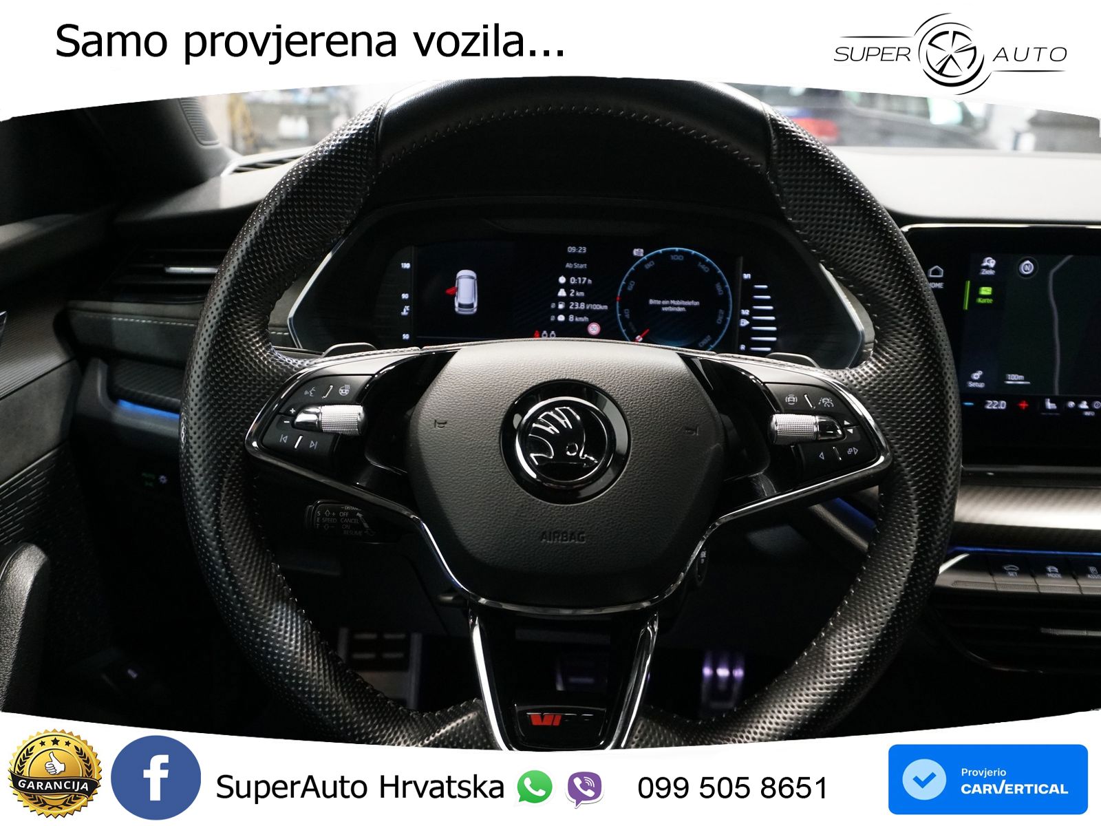 Škoda Octavia Combi RS 2.0 TDI (200 KS) 4x4 DSG LED+GR SJED+ACC