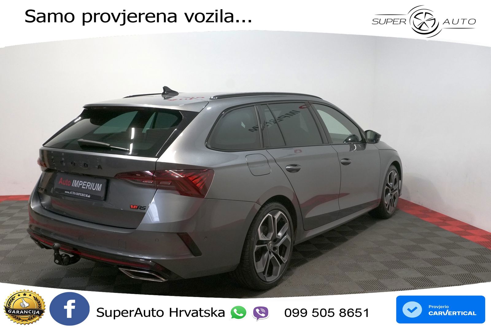 Škoda Octavia Combi RS 2.0 TDI (200 KS) 4x4 DSG LED+GR SJED+ACC