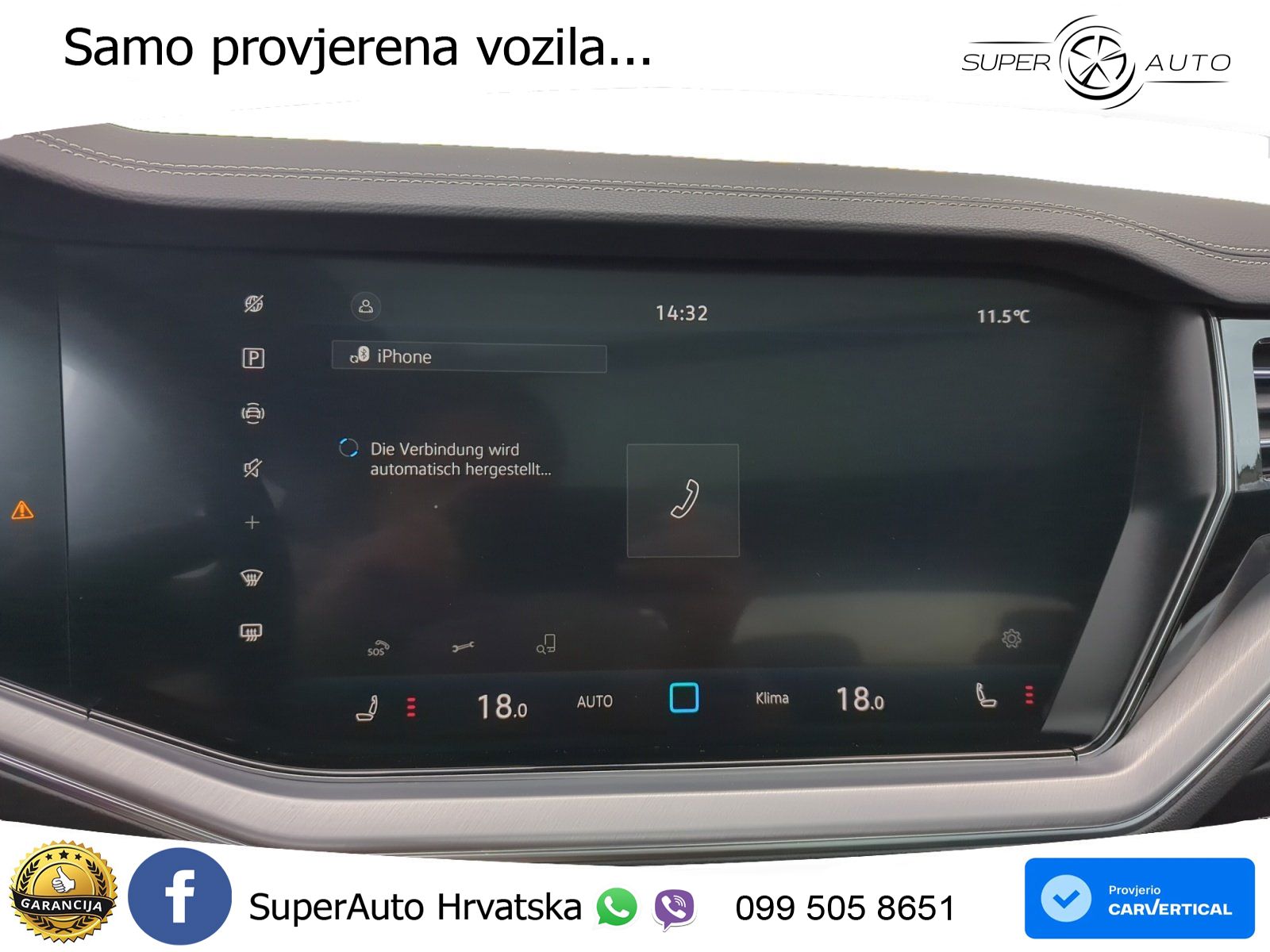 Volkswagen Touareg 3.0 V6 TDI (286 KS) 4MOTION Tiptronic ZRAČNI+ACC+GR SJED+KAM+PANO