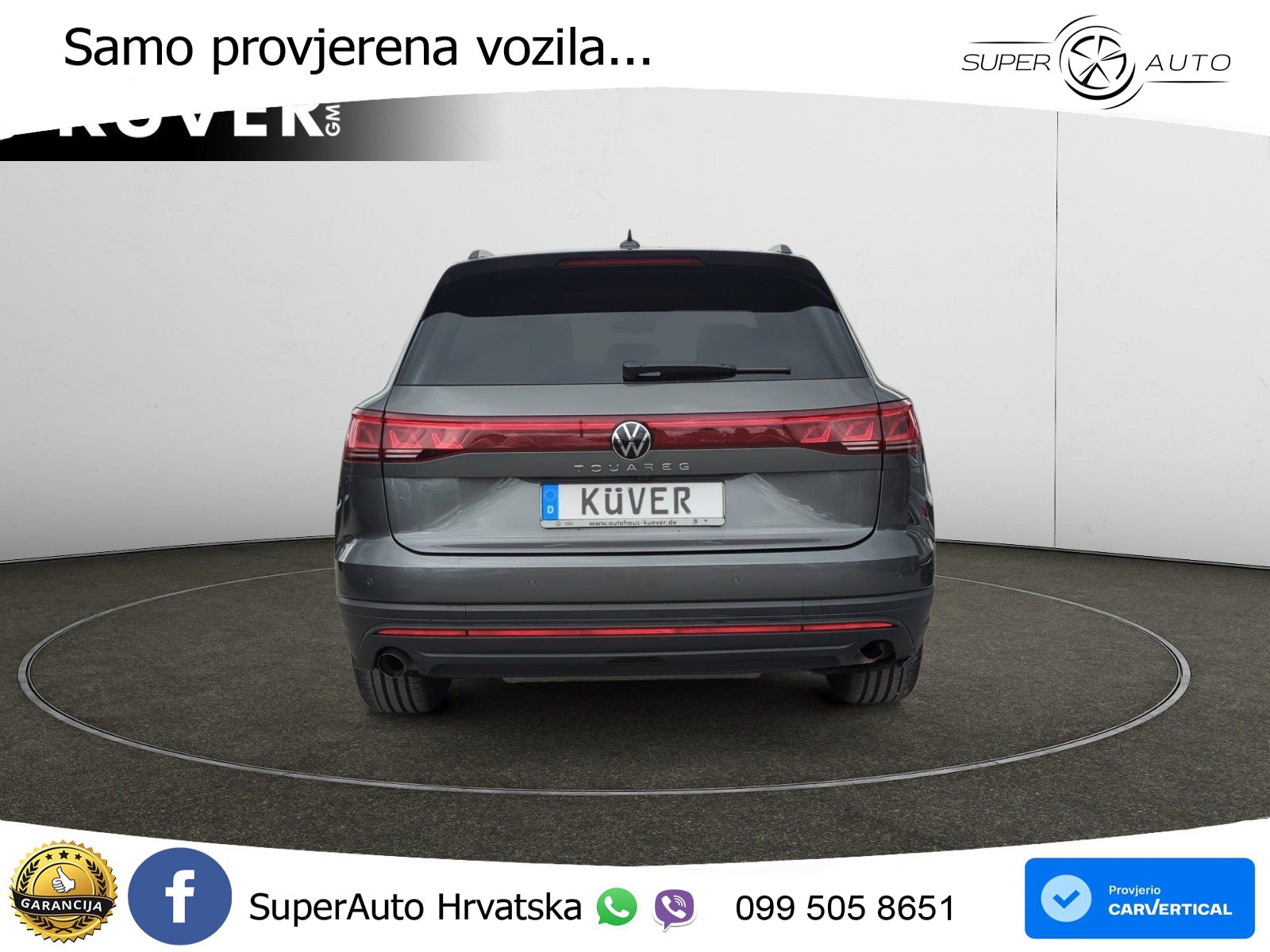 Volkswagen Touareg 3.0 V6 TDI (286 KS) 4MOTION Tiptronic ZRAČNI+ACC+GR SJED+KAM+PANO