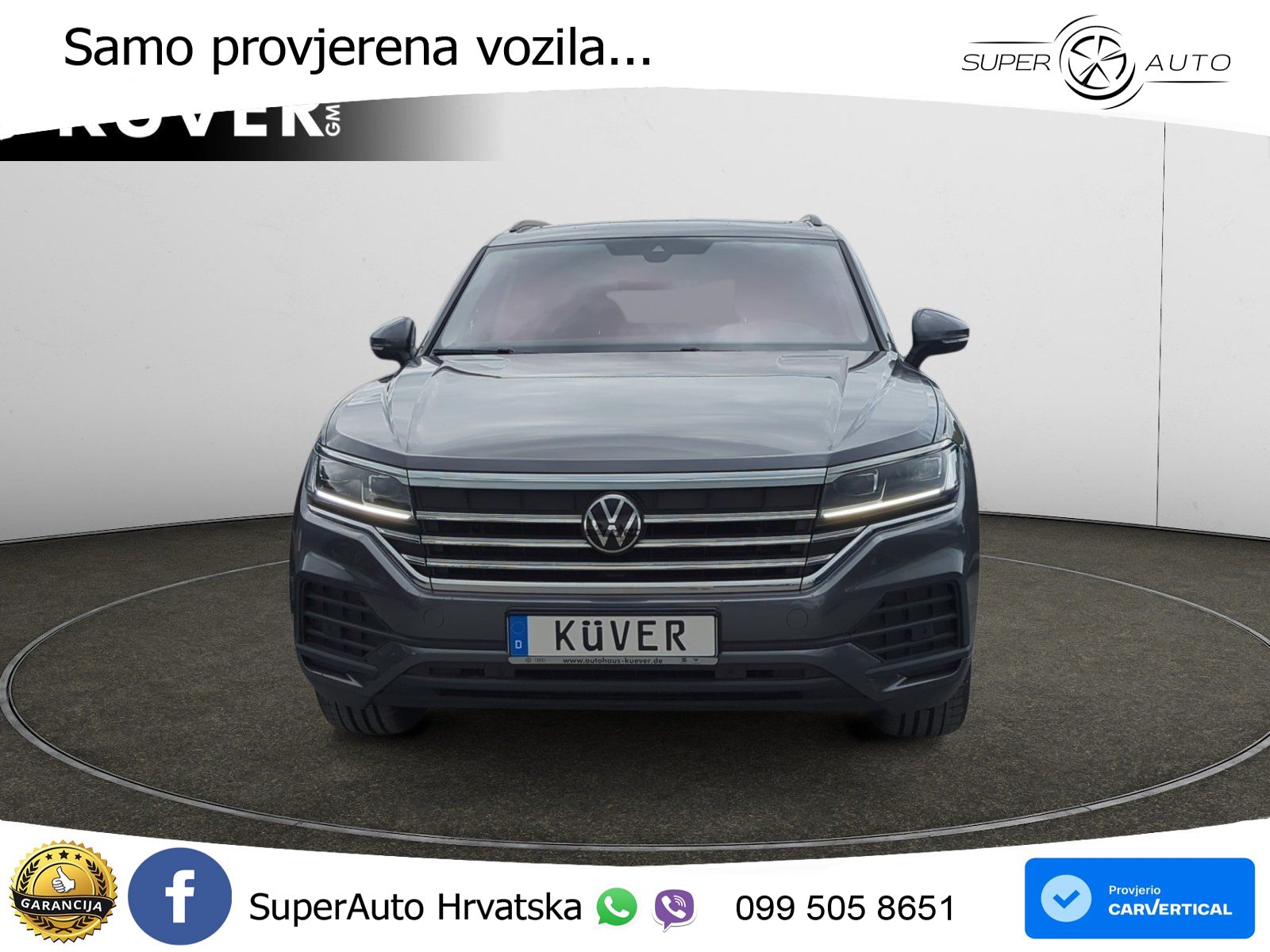 Volkswagen Touareg 3.0 V6 TDI (286 KS) 4MOTION Tiptronic ZRAČNI+ACC+GR SJED+KAM+PANO