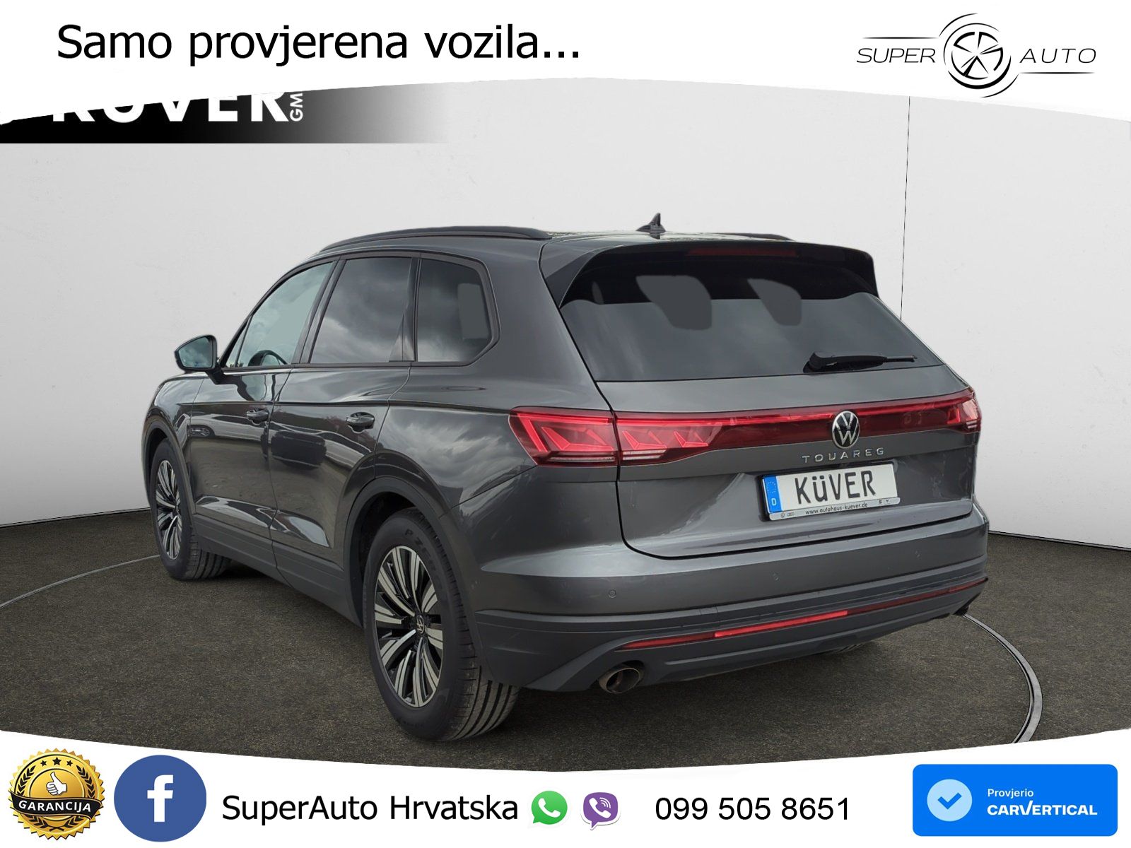 Volkswagen Touareg 3.0 V6 TDI (286 KS) 4MOTION Tiptronic ZRAČNI+ACC+GR SJED+KAM+PANO