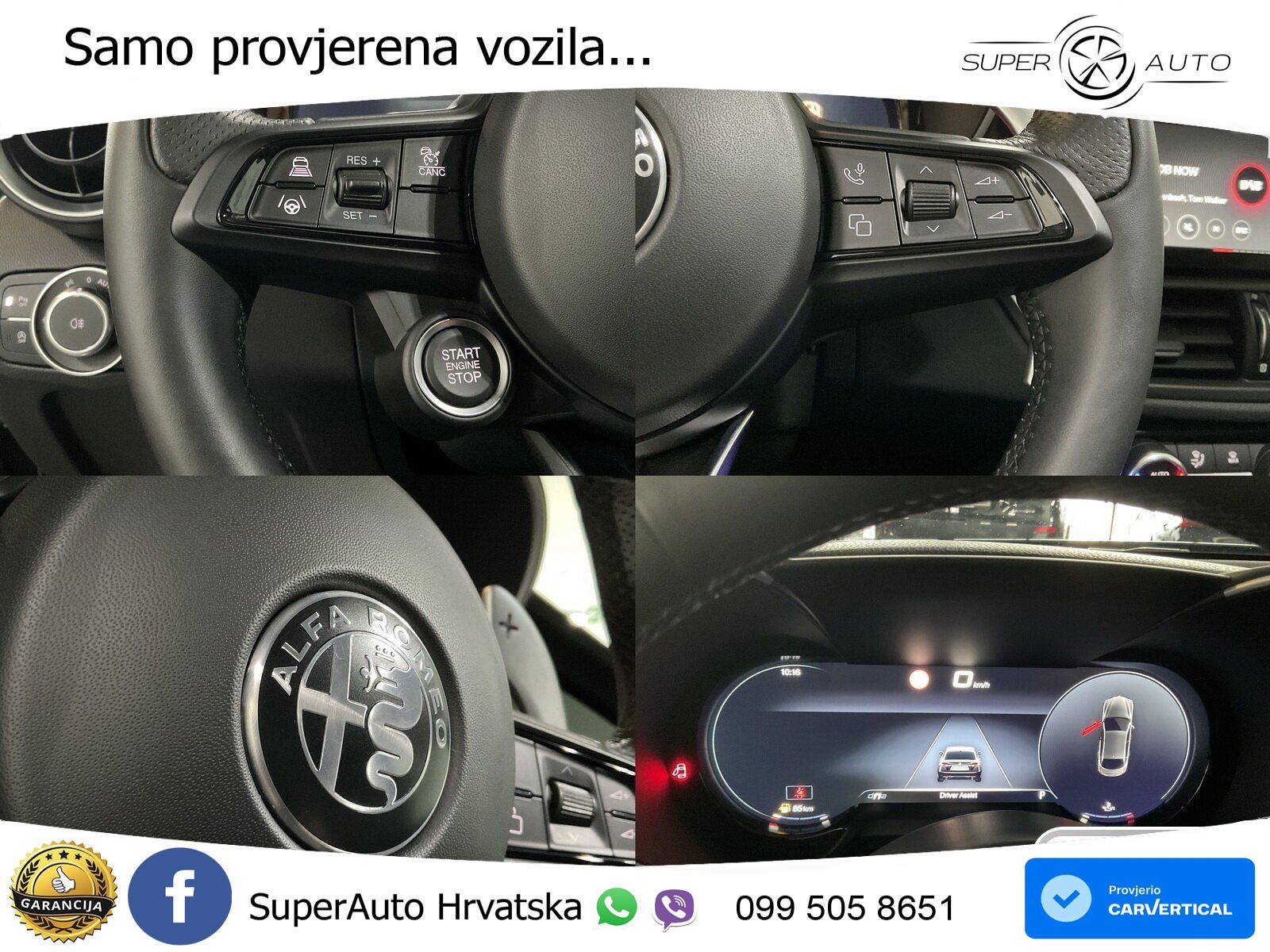 Alfa Romeo Giulia 2.0 Turbo (280 KS) Q4 Automatic LED+GR SJED+ACC