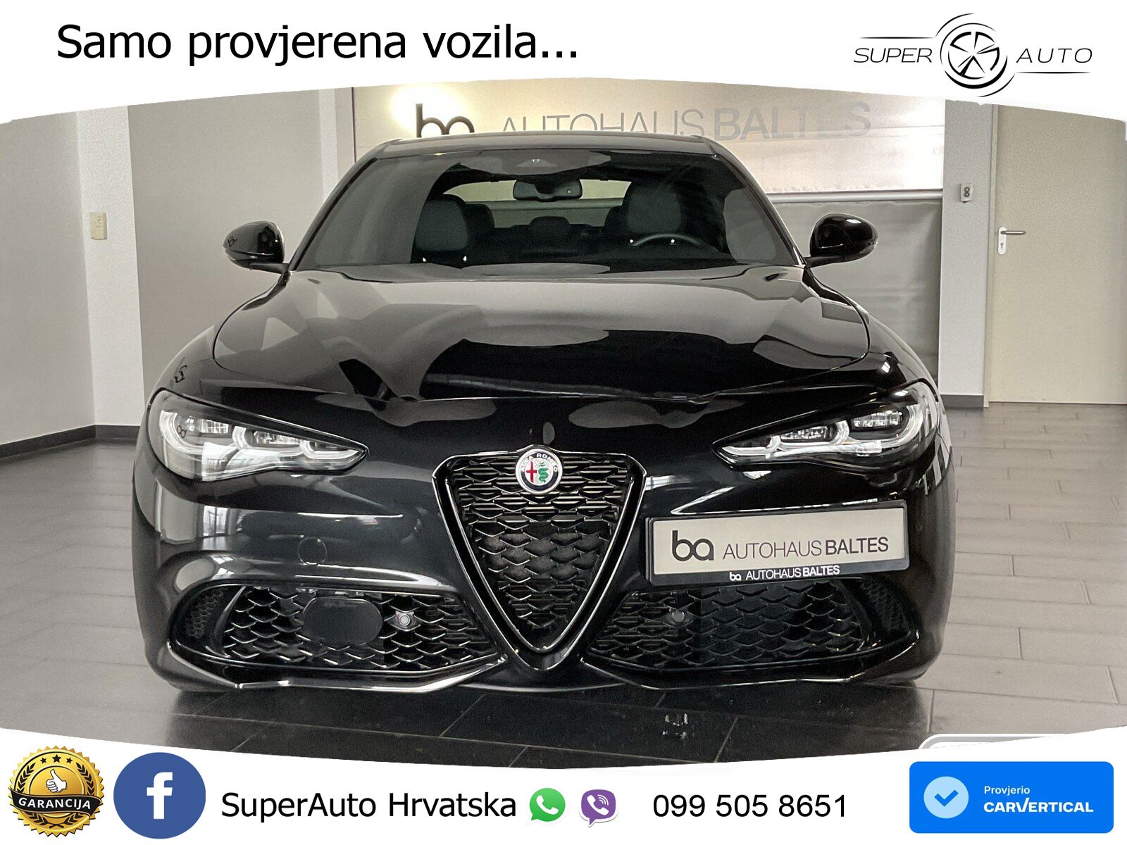 Alfa Romeo Giulia 2.0 Turbo (280 KS) Q4 Automatic LED+GR SJED+ACC