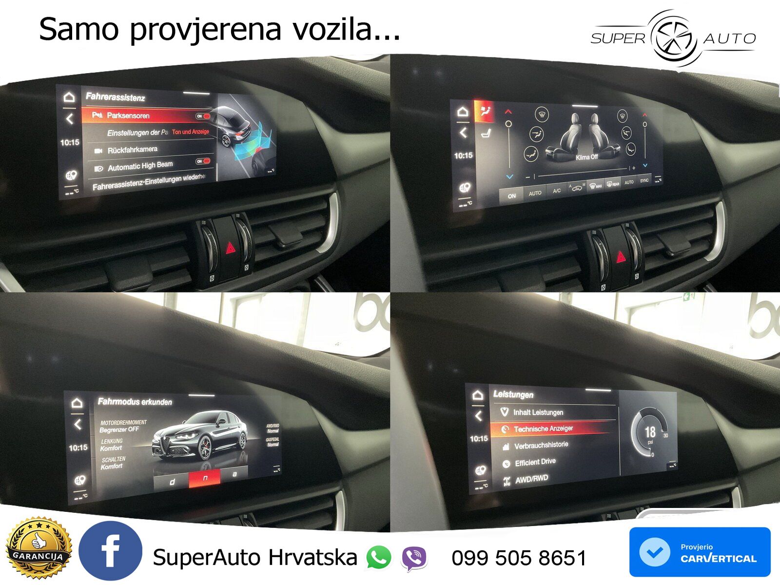 Alfa Romeo Giulia 2.0 Turbo (280 KS) Q4 Automatic LED+GR SJED+ACC