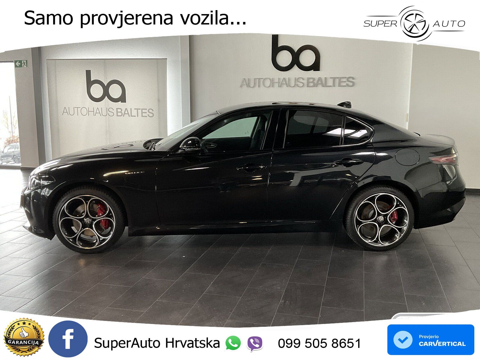 Alfa Romeo Giulia 2.0 Turbo (280 KS) Q4 Automatic LED+GR SJED+ACC