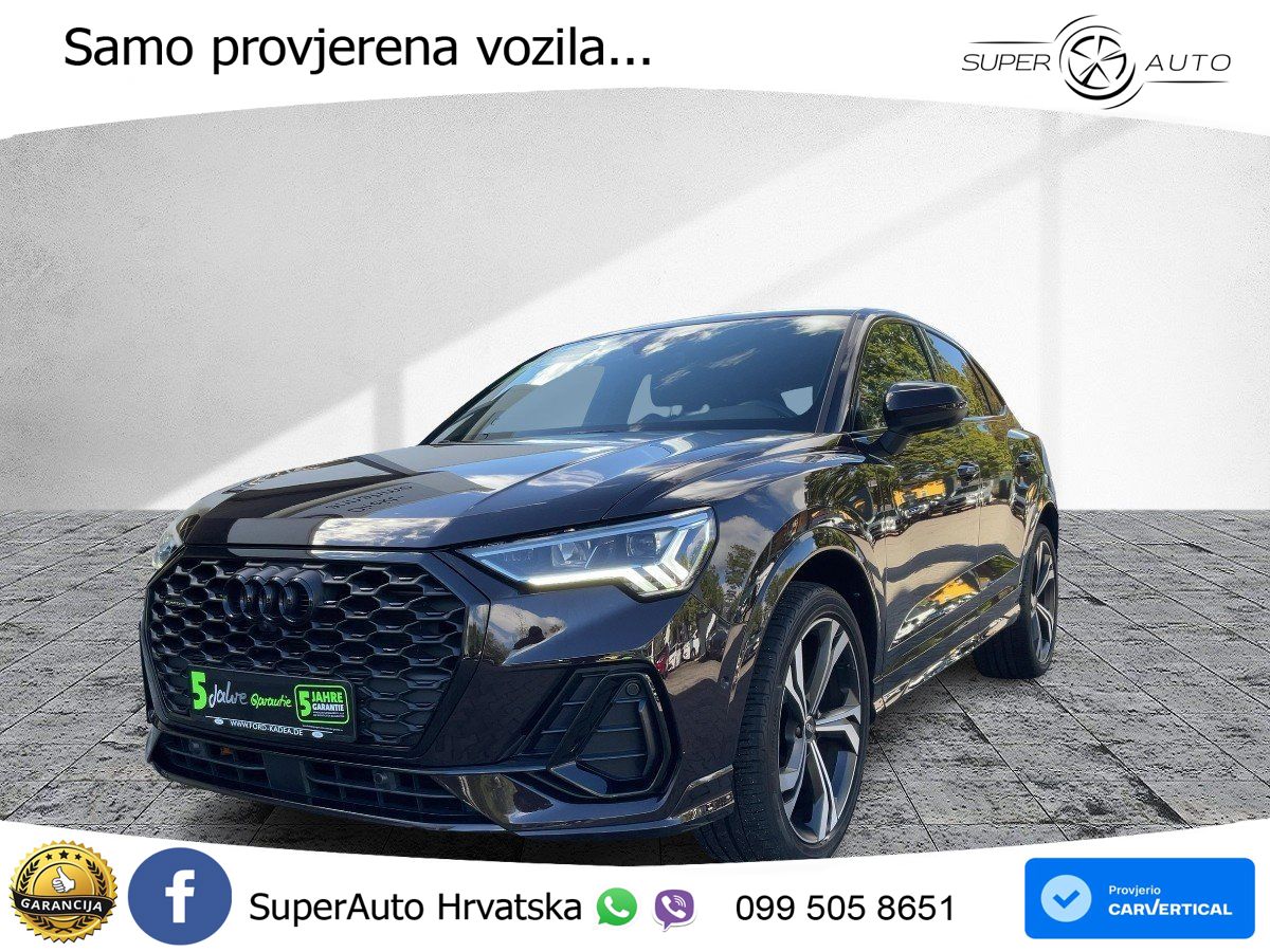 Audi Q3 Sportback 45 TFSI (245 KS) quattro S tronic S line