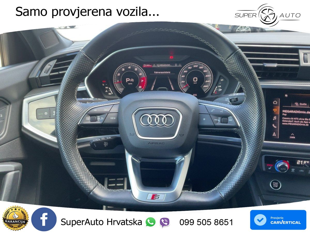Audi Q3 Sportback 45 TFSI (245 KS) quattro S tronic S line
