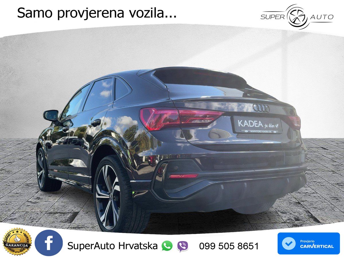Audi Q3 Sportback 45 TFSI (245 KS) quattro S tronic S line