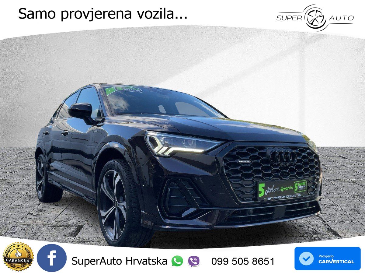 Audi Q3 Sportback 45 TFSI (245 KS) quattro S tronic S line