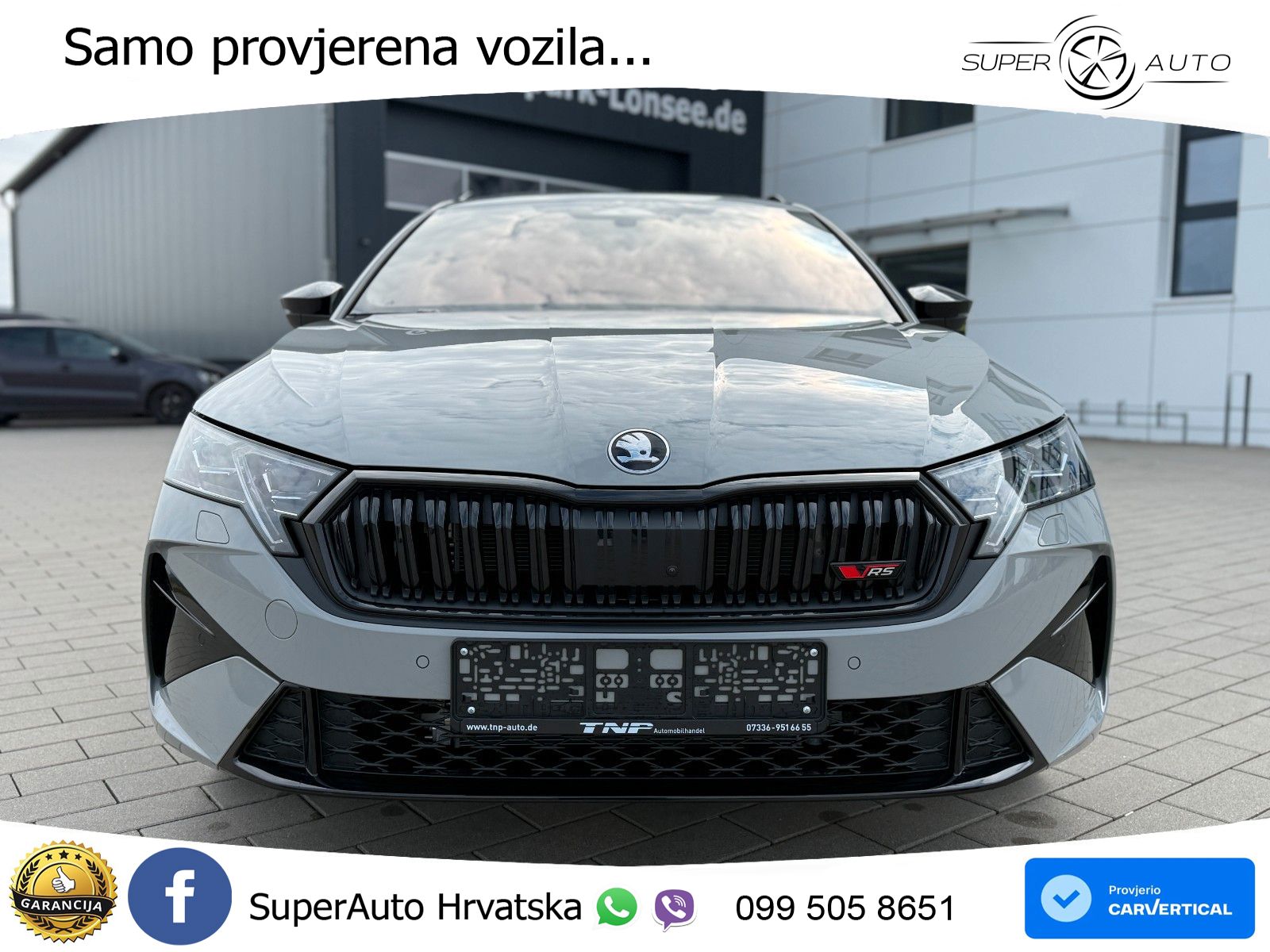 Škoda Octavia Combi RS 2.0 TSI (265 KS) DSG MATRIX+GR SJED+KAM