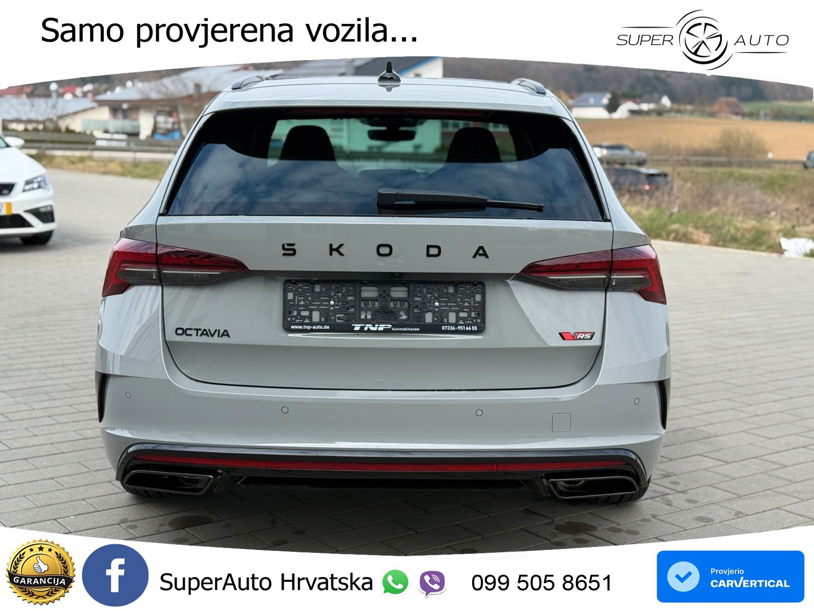 Škoda Octavia Combi RS 2.0 TSI (265 KS) DSG MATRIX+GR SJED+KAM