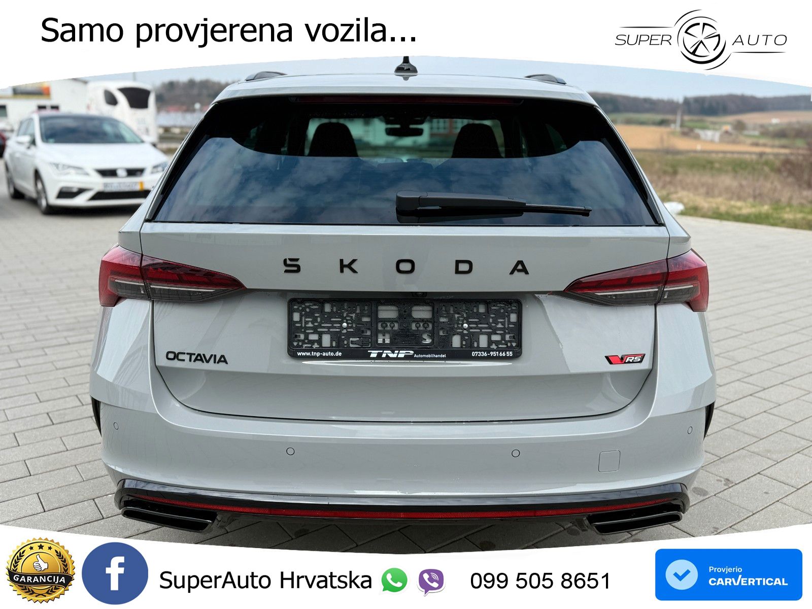 Škoda Octavia Combi RS 2.0 TSI (265 KS) DSG MATRIX+GR SJED+KAM