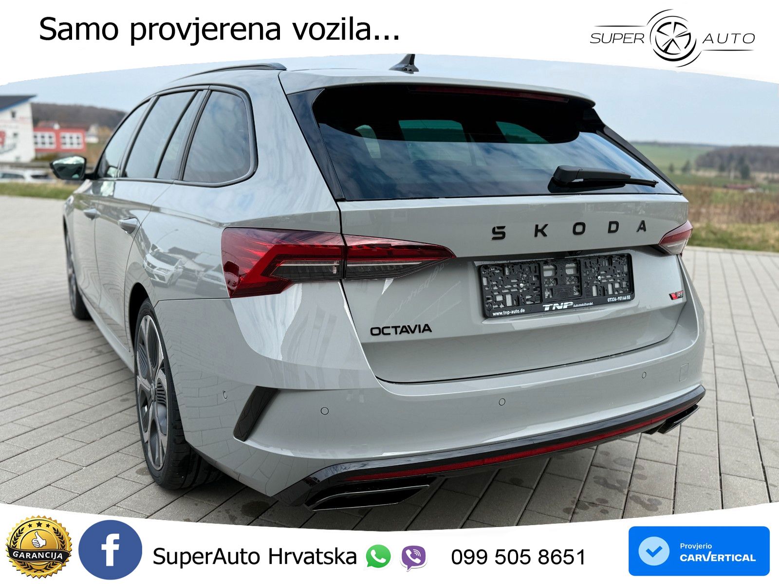Škoda Octavia Combi RS 2.0 TSI (265 KS) DSG MATRIX+GR SJED+KAM