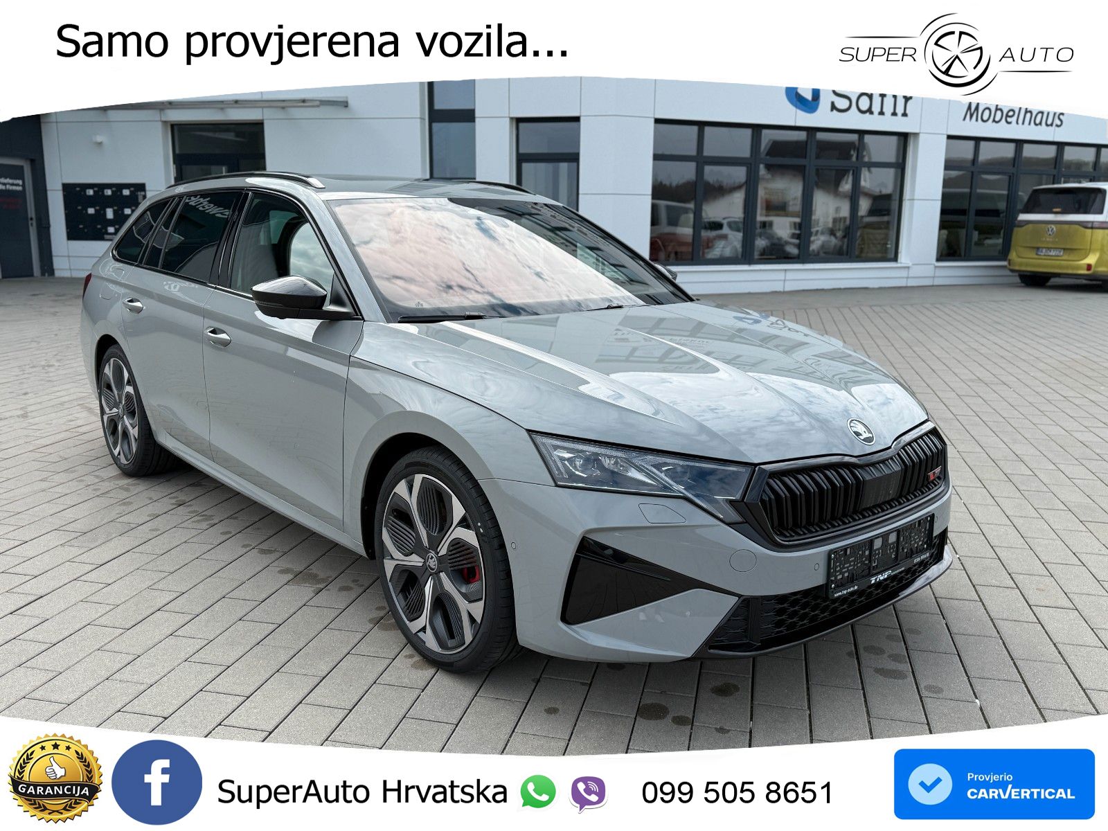 Škoda Octavia Combi RS 2.0 TSI (265 KS) DSG MATRIX+GR SJED+KAM