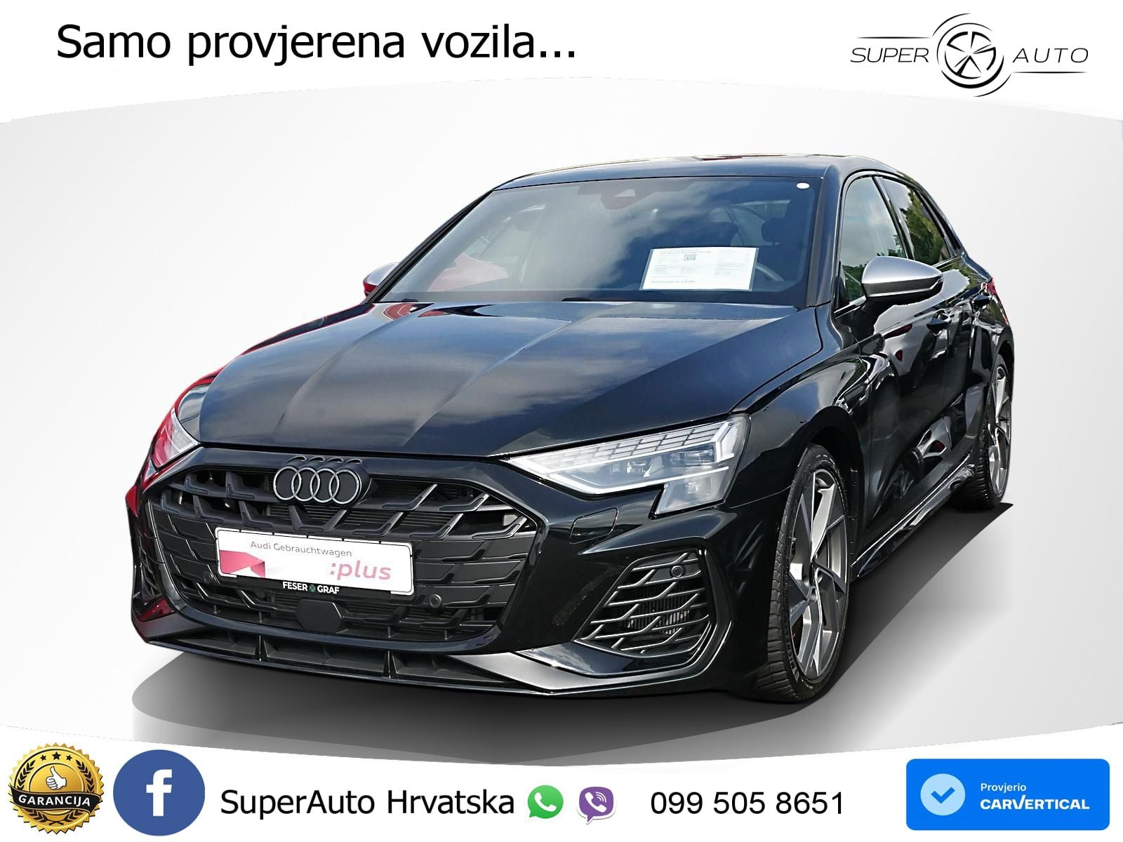 Audi S3 2.0 TFSI (333 KS) quattro S tronic LED+GR SJED+ACC