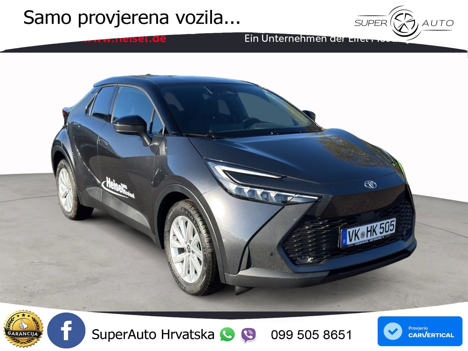 Toyota C-HR 1.8 (140 KS) Hybrid e-CVT Teamplayer LED+GR SJED+ACC