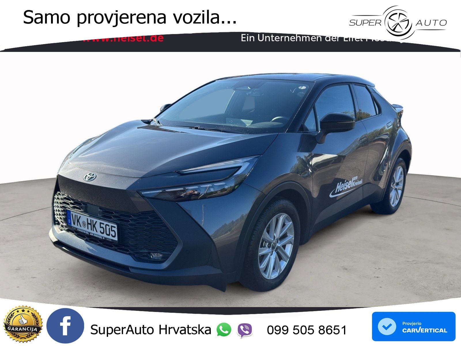 Toyota C-HR 1.8 (140 KS) Hybrid e-CVT Teamplayer LED+GR SJED+ACC