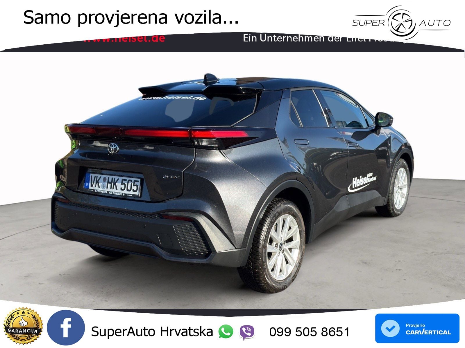 Toyota C-HR 1.8 (140 KS) Hybrid e-CVT Teamplayer LED+GR SJED+ACC