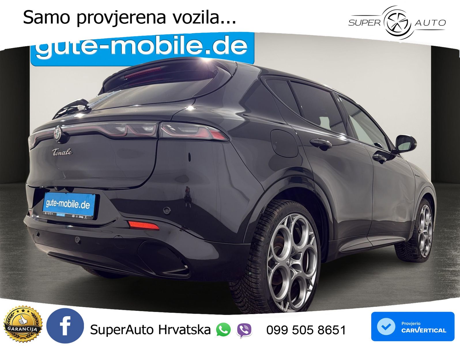 Alfa Romeo Tonale 1.5 VGT (160 KS) 48V-Hybrid TCT LED+GR SJED+ACC