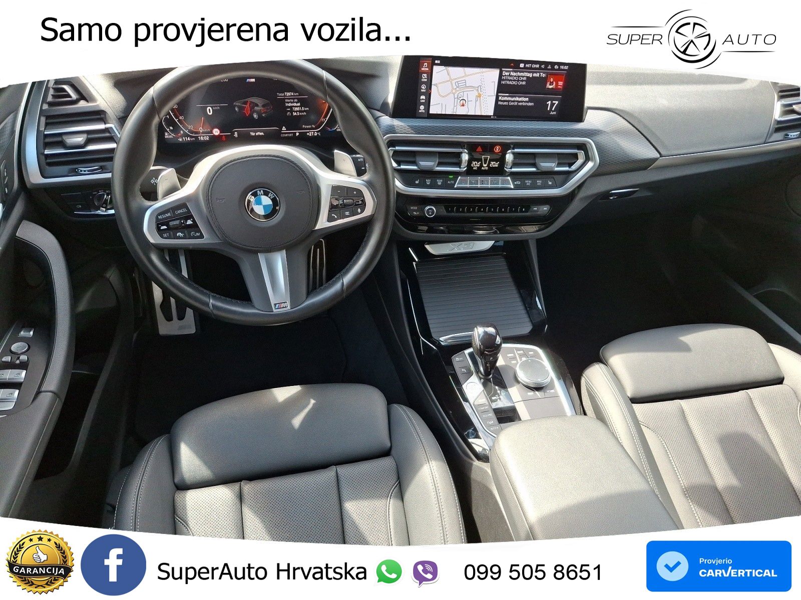 BMW X3 30d xDrive Steptronic M Sport LED+GR SJED+ACC