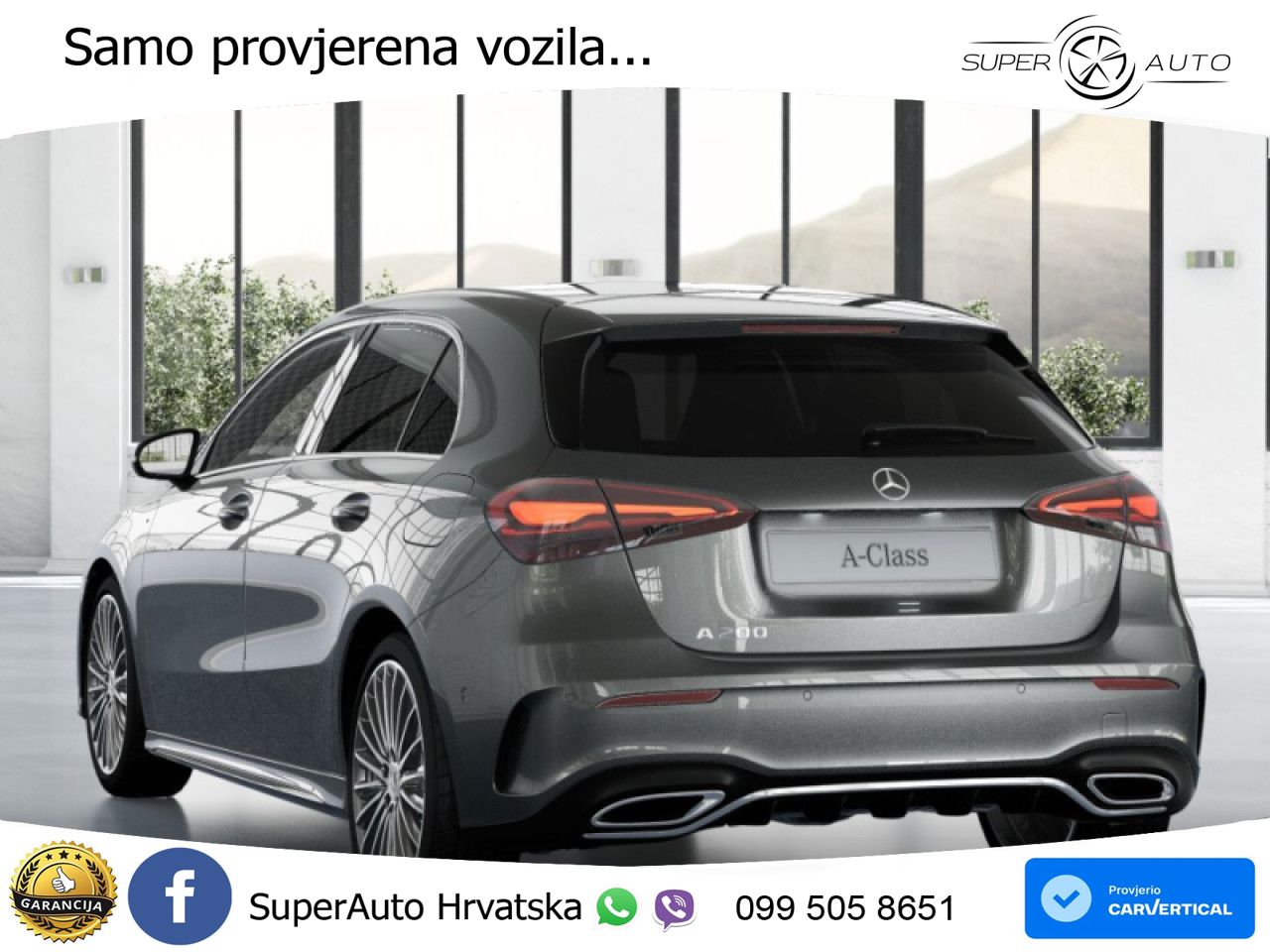 Mercedes-Benz A 200 7G-DCT AMG LED+GR SJED+ACC