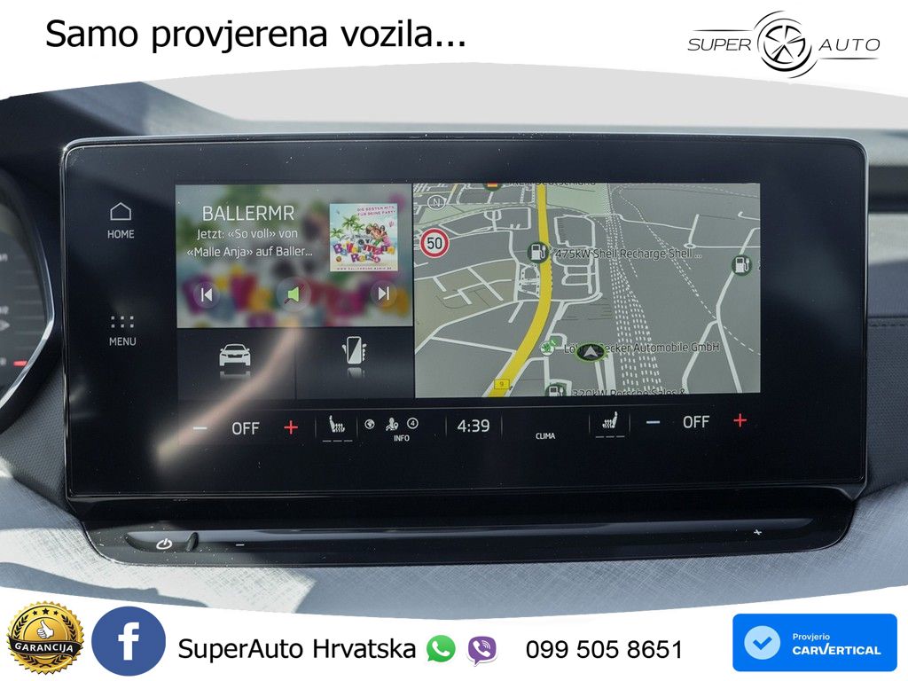 Škoda Octavia Combi 2.0 TDI (150 KS) DSG LED+GR SJED+ACC