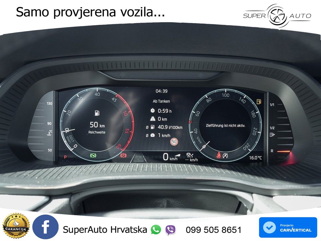 Škoda Octavia Combi 2.0 TDI (150 KS) DSG LED+GR SJED+ACC