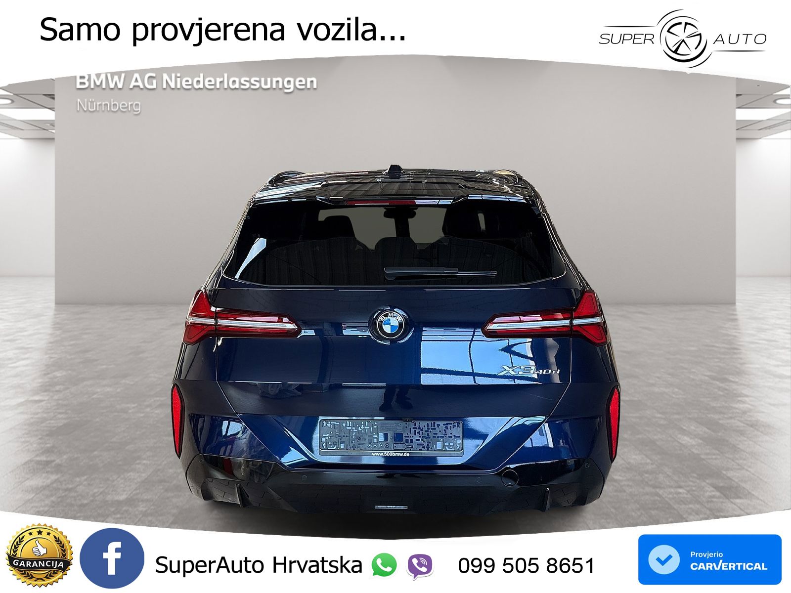 BMW X3 40d xDrive Steptronic M Sport ACC+GR SJED+360+PANO