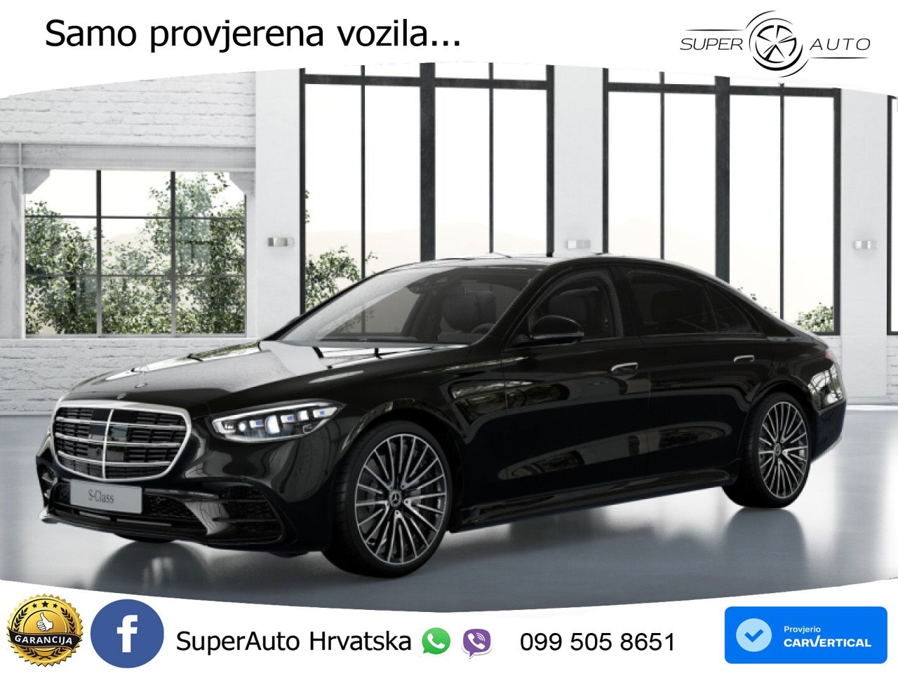 Mercedes S 450d (367 KS) EQ Boost 4MATIC 9G-TRONIC AMG LED+GR SJED+ACC