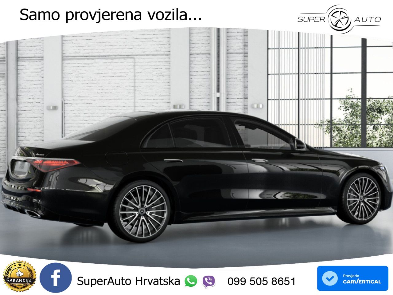 Mercedes S 450d (367 KS) EQ Boost 4MATIC 9G-TRONIC AMG LED+GR SJED+ACC