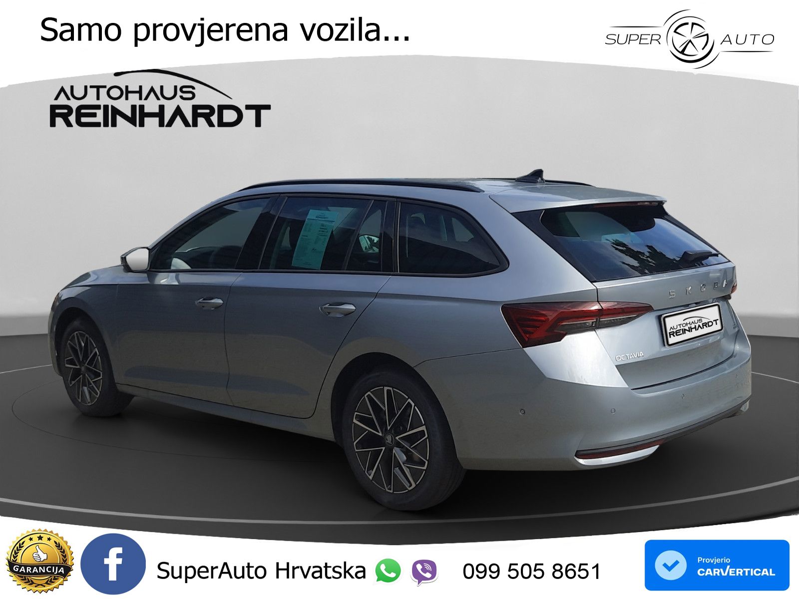 Škoda Octavia Combi 1.5 TSI (150 KS) DSG LED+GR SJED+ACC