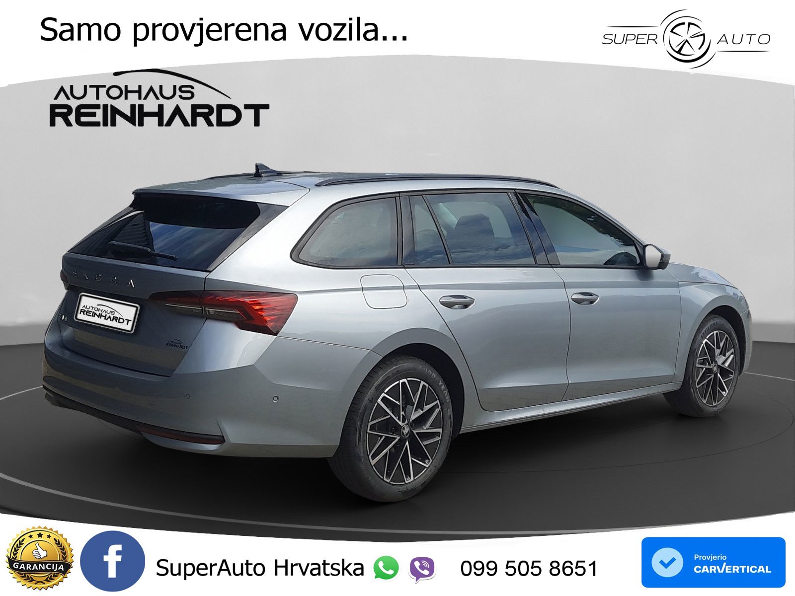 Škoda Octavia Combi 1.5 TSI (150 KS) DSG LED+GR SJED+ACC
