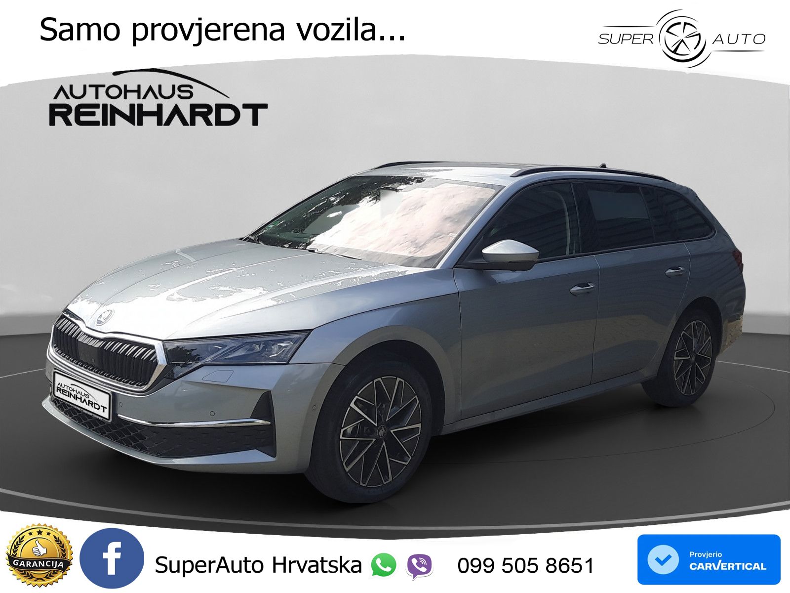 Škoda Octavia Combi 1.5 TSI (150 KS) DSG LED+GR SJED+ACC