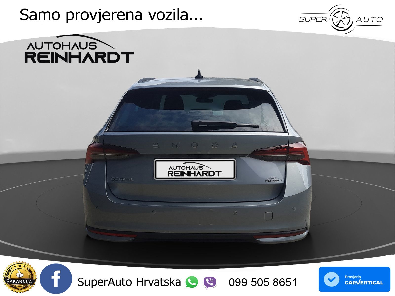 Škoda Octavia Combi 1.5 TSI (150 KS) DSG LED+GR SJED+ACC