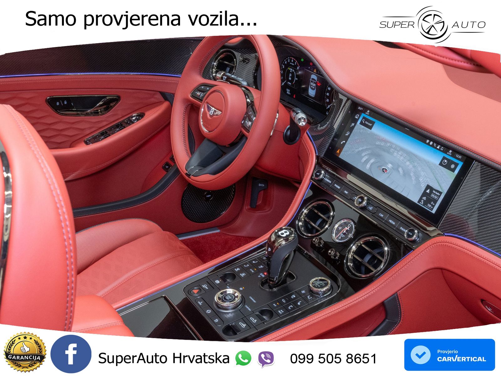 Bentley Continental GTC IV 4.0 V8 TFSi (782 KS) AWD DCT ZRAČNI+ACC+GR SJED+KAM