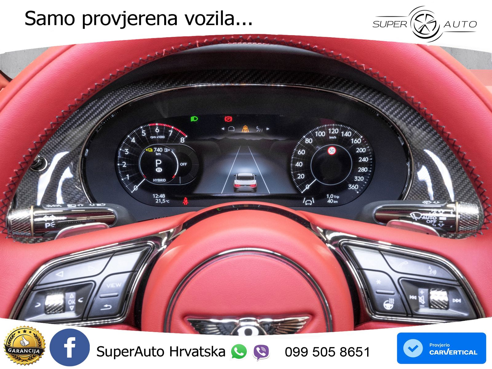 Bentley Continental GTC IV 4.0 V8 TFSi (782 KS) AWD DCT ZRAČNI+ACC+GR SJED+KAM