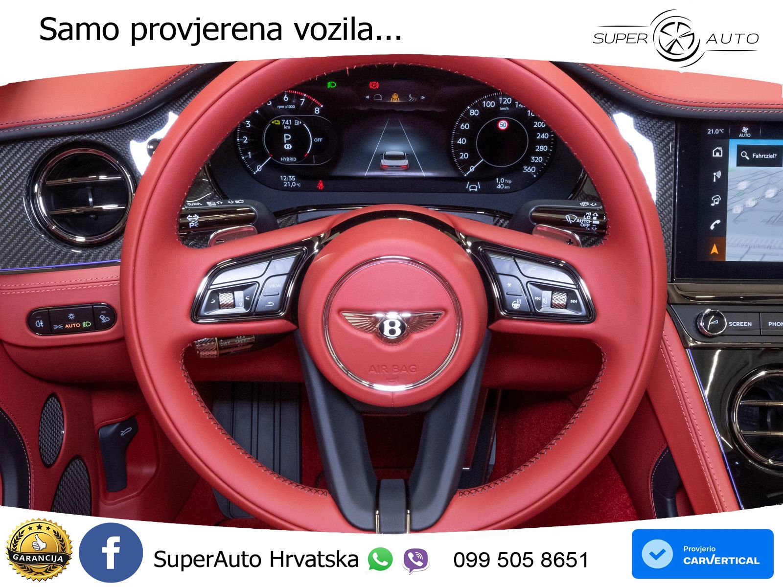 Bentley Continental GTC IV 4.0 V8 TFSi (782 KS) AWD DCT ZRAČNI+ACC+GR SJED+KAM