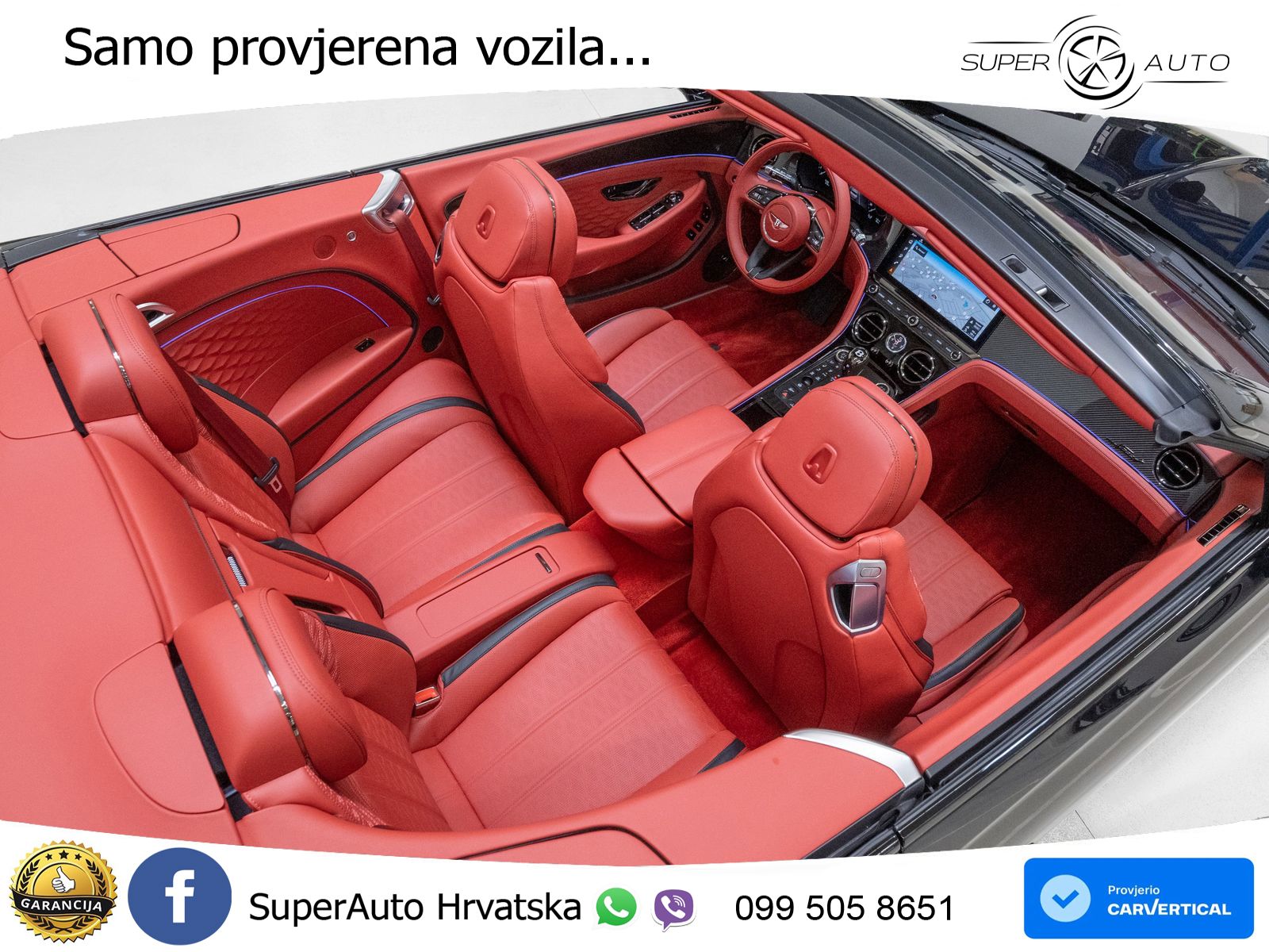 Bentley Continental GTC IV 4.0 V8 TFSi (782 KS) AWD DCT ZRAČNI+ACC+GR SJED+KAM