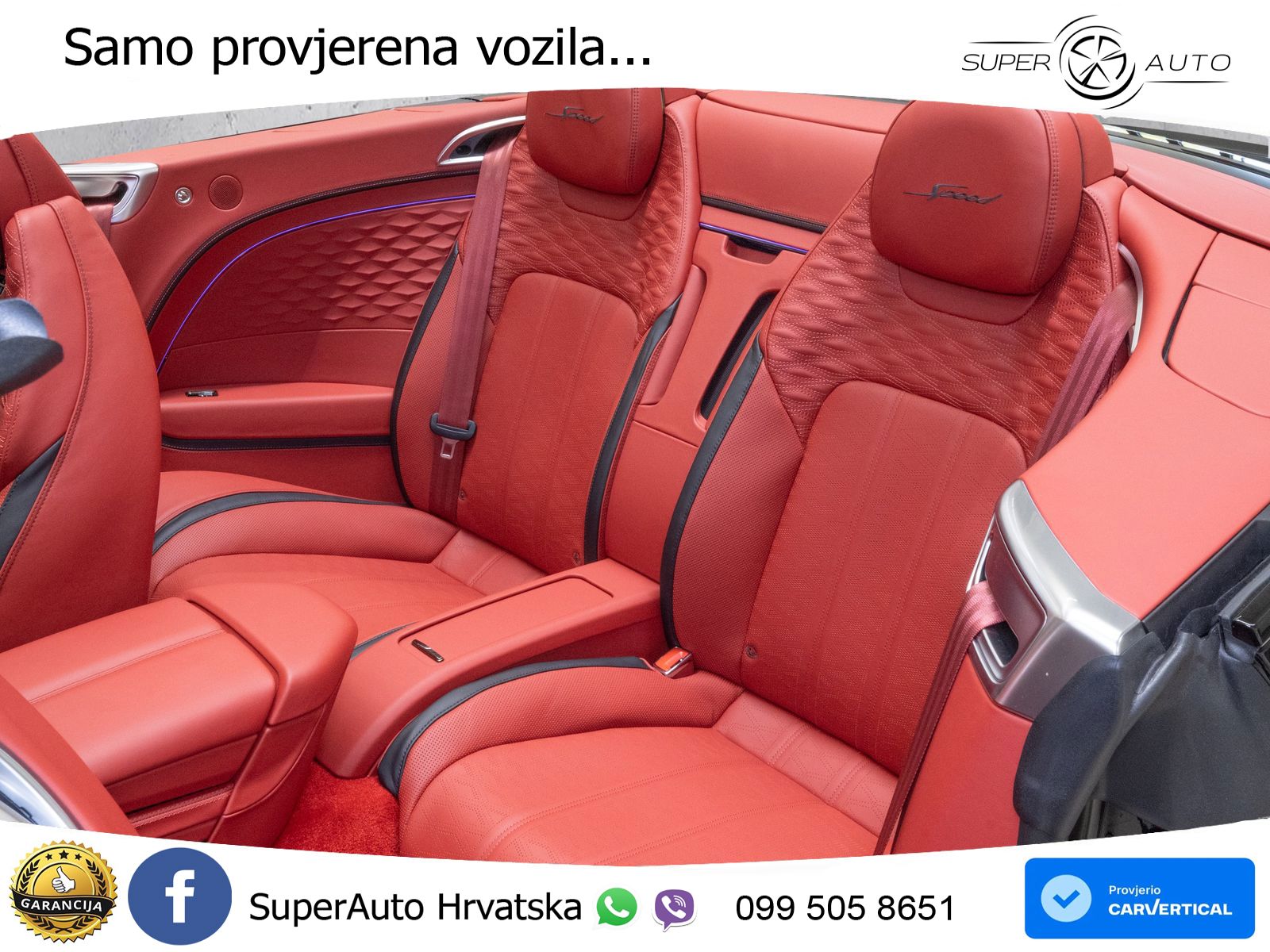 Bentley Continental GTC IV 4.0 V8 TFSi (782 KS) AWD DCT ZRAČNI+ACC+GR SJED+KAM