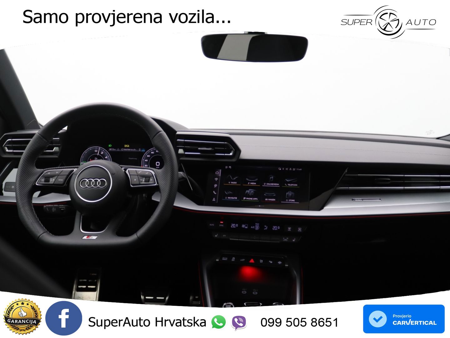 Audi A3 45 TFSIe (272 KS) S tronic S line MATRIX+GR SJED+KAM